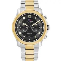 TOMMY HILFIGER - Reloj Hombre 1710627 Bicolor Acero Inoxidable