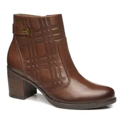 PEGADA - BOTIN MUJER CUERO VESTIR PINHAO 280402-02