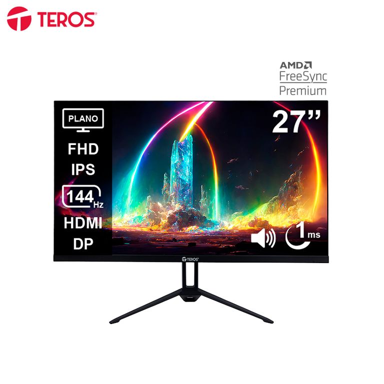 Monitor Plano TE-2714S, 27 FHD IPS, 144Hz, 1ms, HDMI,DP, Audio Out, Parlantes