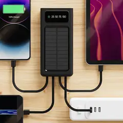 GENERICO - Bateria Portatil 20000 maH Carga Rapida