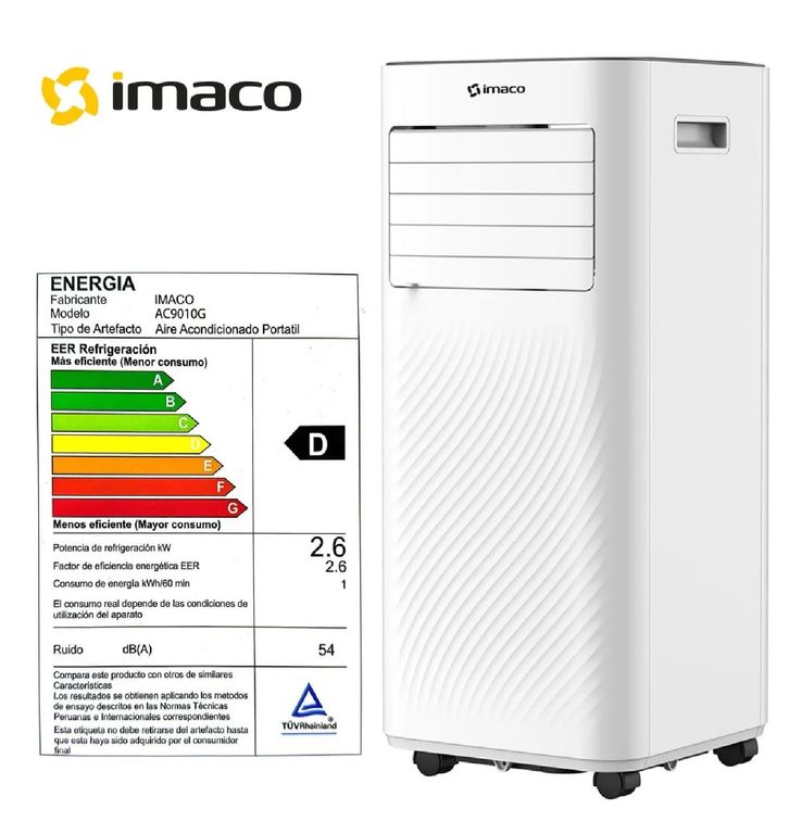 Aire Acondicionado Portátil 9000 BTU AC9010G