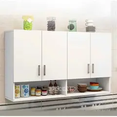 PELIKANO - Mueble organizador ,repostero melamina blanco