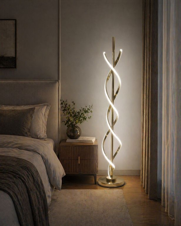 LAMPARA DE PISO LED DIDO SPIRAL
