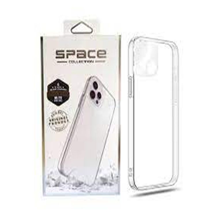 FUNDA CASE SPACE PARA IPHONE 15 C/ PROTECTOR CÁMARA TRANSPARE