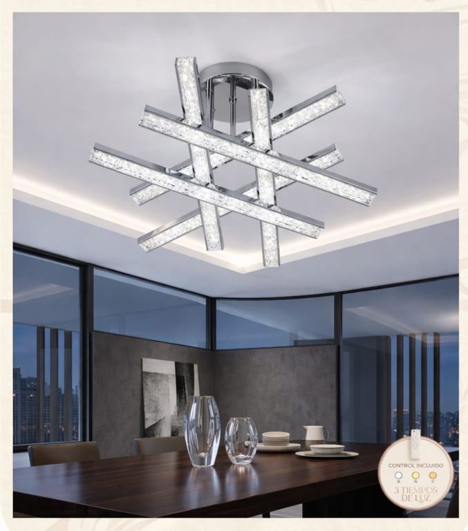 Lámpara Prisma plateado