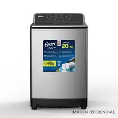 OSTER - Lavadora Carga Superior 20kg OS-PWSMDW201S Silver