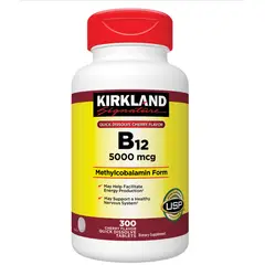 GENERICO - VITAMINA B12 5000 MCG 300 PASTILLAS DISOLUBLES - KIRKLAND