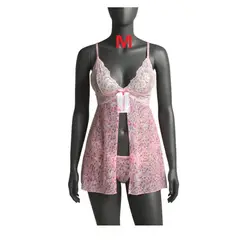 GENERICO - BABYDOLL LENCERIA DE ENCAJE SEXY PIJAMA TALLA M