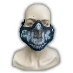 GENERICO - MASCARILLA DE PROTECCIÓN CON MALLA CUBREBOCA DEPORTIVA NEGRO