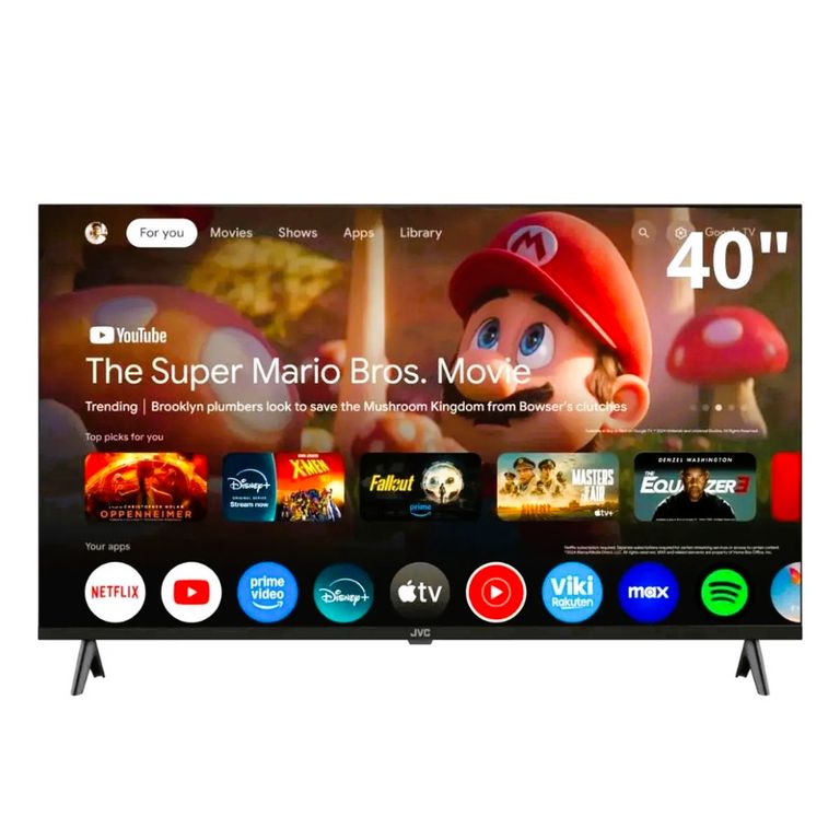 TELEVISOR JVC 40 PULGADAS QLED FHD Smart TV GOOGLE TV LT-40KB758