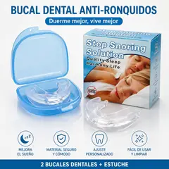 GENERICO - Protector Bucal Antironquidos Mejora Sueño y Respira Mejor
