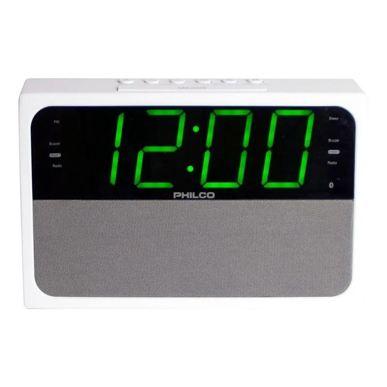 Radio Reloj PAR1018BT-GR - Blanco