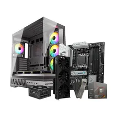 Msi - PC Gamer Ryzen 7 8700F - Radeon RX 9060 XT 16GB - 32GB RAM DDR5 - 1TB SSD Gen4