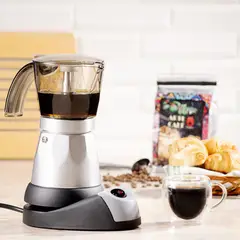 GENERICO - Cafetera Moka eléctrica- 6 tazas