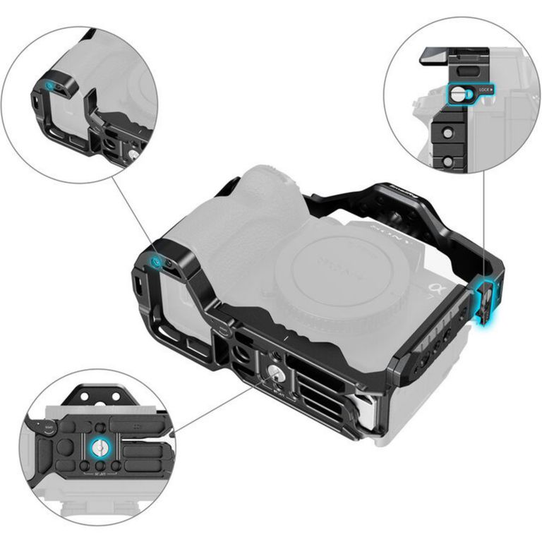 Jaula Completa SmallRig para Cámaras Sony Alpha a7 IV, a7R V, a7S III, a1, a7R IV