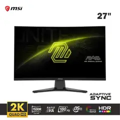 MSI - Monitor MAG 275CQF E18 de 27 QHD 180Hz y 05ms - Ideal para Gamers