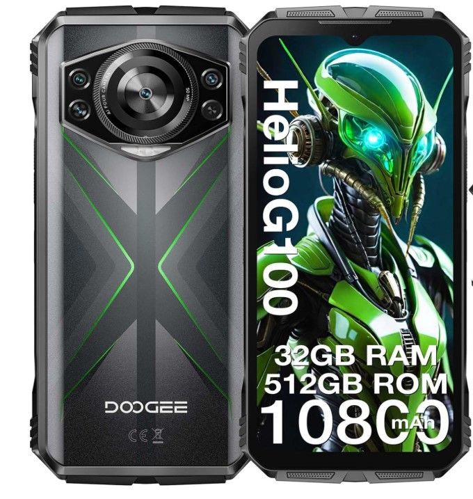 Celular S118 4G, 20gb Ram, 512gb Rom, MediaTek Helio G100, 1080 × 2408, Verde