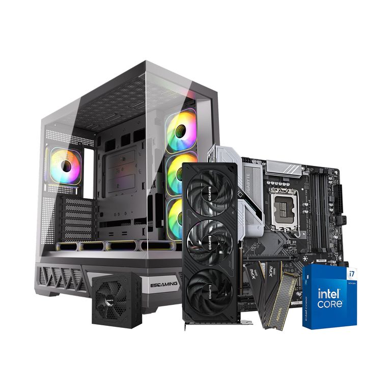 PC Gamer Ultra: Intel Core i7-14700F - NVIDIA RTX 5070 12GB - 32GB RAM DDR5 - 1TB SSD Gen4 - Wi-Fi