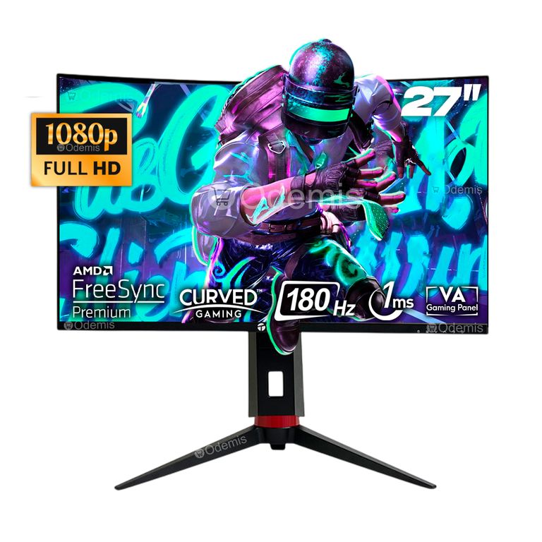MONITOR GAMER CURVO TEROS TE-2766G FULL HD 27 " VA 180 HZ 1 MS