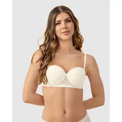 LEONISA - Brasier Balconet con Realce Alto y Encaje