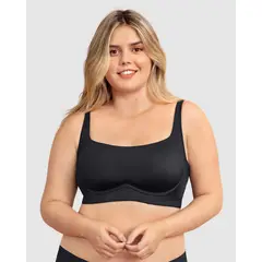 LEONISA - Brasier sin arco ultracómodo alto soporte Everyday Bra