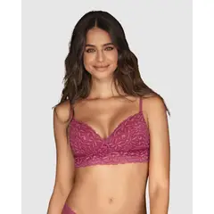 LEONISA - Brasier en encaje sin arcos