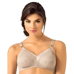 LEONISA - Brasier de Control Suave con Copas Completas en Encaje