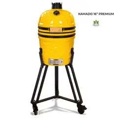 GENERICO - Kamado Diamond 16″ Parrilla Premium en color Amarillo