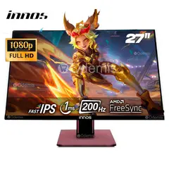 UNIVERSAL - Monitor INNOS HIPERVIEW Gaming HV-27F200D 27 pulg Full HD 1920x1080, IPS, 200HZ, 1MS, FreeSync.
