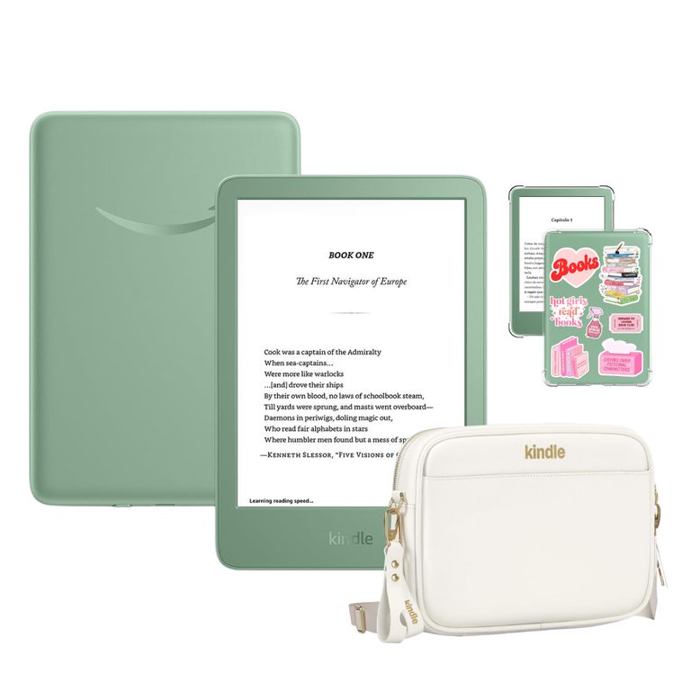 Kindle 11° Gen 2024 (16gb) Matcha+ Bolso + Case Transparente