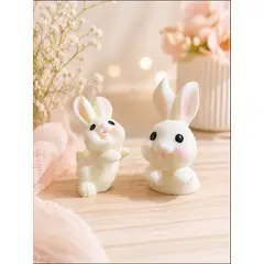 GENERICO - Conejitos Decorativos Encanto Nórdico Set x2