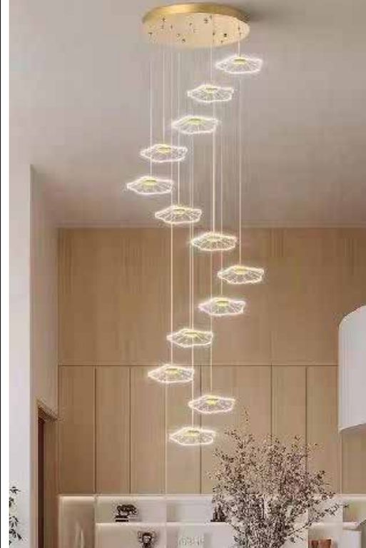 Lámpara colgante LED premium escalera