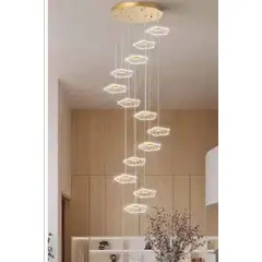 GENERICO - Lámpara colgante LED premium escalera