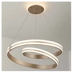GENERICO - Lámpara colgante LED moderna 60cm
