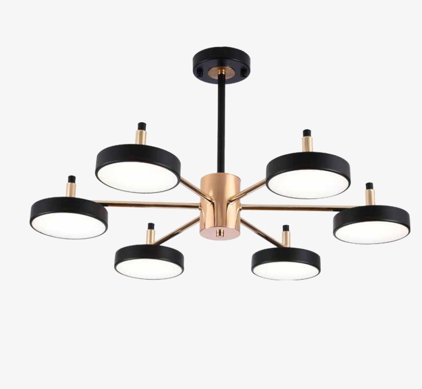 Lámpara colgante LED moderna 6 luces