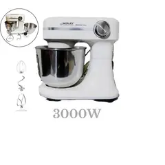 MORLEY - Batidora Planetaria Profesional 3000 Watts 12 Velocidades Blanca Garantia