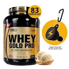 Level Pro - NEW WHEYGOLDPRO DE 2.5kg VAINILLA + PORTASUPLEMENTO -