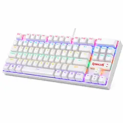 REDRAGON - Teclado Kumara K552-KR Rainbow TKL Switch Red - White
