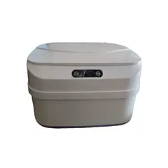GENERICO - Papelera Smart con Sensor Plegable Azul Grisaceo