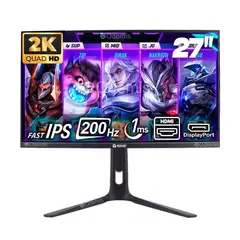 Teros - Monitor Plano Gaming TE-2754G, 27 QHD IPS, 200Hz, 1ms, HDMI, DP, AUDIO OUT