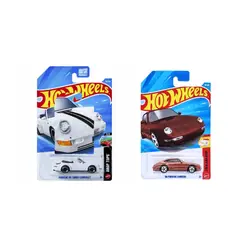 HOT WHEELS - Pack-2 96 Porsche Carrera + Porsche 911 Turbo Cabriolet