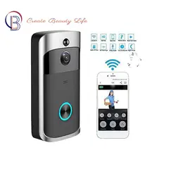 PUREPOWER - Cámara de Timbre de Video Inteligente WiFi, Detección de Movimiento PIR, Para Seguridad en el hogar