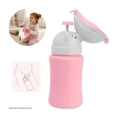 GENERICO - Urinario Portátil Niñas Bebé Bacinica Viaje - Rosa