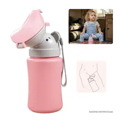 GENERICO - Bacinica Portátil Niñas Bebé Urinario de Viaje - Rosa