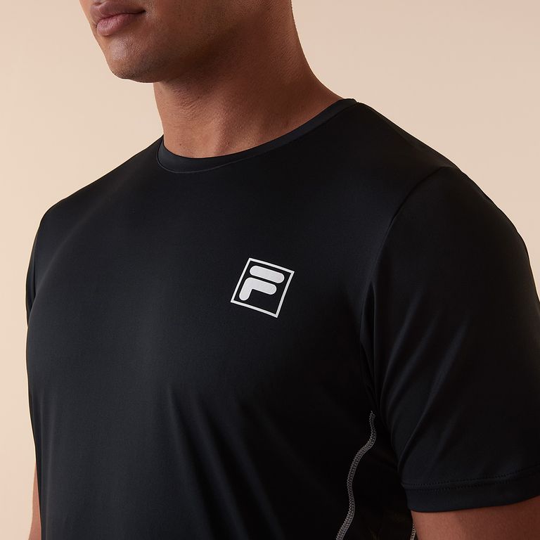 Polo Hombre Carbon Racer Negro