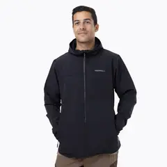 MERRELL - Casaca Hombre Mezeis Sweatshirt Full Zipper Negro