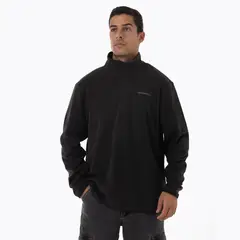 MERRELL - Casaca Hombre Deion Microfleece Zip Top Ultra Light Negro