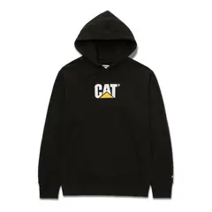 Caterpillar - Polera Unisex Fleece Cat Logo Pullover Negro