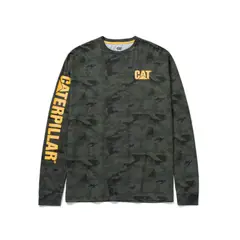 Caterpillar - Polo Hombre Trademark L/S Banner Verde