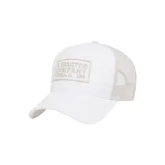 Caterpillar - Gorro Unisex Tractor Company 5 Panel Trucker Crema